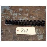 12pc Mac Expert 3/8 Drive Metric Impact Socket Set