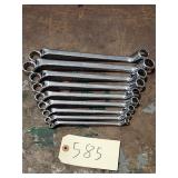 9pc Duratech Metric Offset Double Box Wrench Set