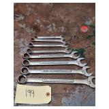 Craftsman 8 Piece SAE Combination Wrench Set