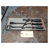 Snap On 3 Pc Soft Handle Rigid Carbon Scraper Set