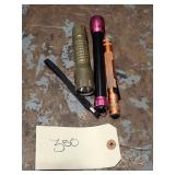Lot of 3 Assorted Flashlights / Black Light