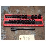 Craftsman 19pc Max Axess Ratchet & Socket Set
