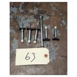 Qty 5 Tread Depth Gauges & Tire Pressure Gauge