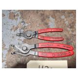Qty 2 Blue Point Retaining Ring Snap Ring Pliers