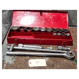 Unbranded 18pc 3/4 Drive Metric Service Socket Set