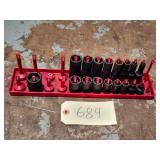 Matco 3/8' Dr SAE Shallow & Deep Impact Socket Set