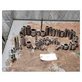 Qty 73 Assorted Mac Tools Various Drive Sockets