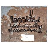 Qty 47 Assorted Matco Tools Various Drive Sockets
