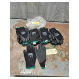 Qty 10 Condor Medium Coated Acrylic Gloves New