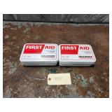 Qty 2 New Grainger 5 Person Vehicle First Aid Kit