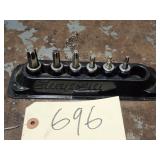 6pc Snap On 3/8 Drive Torx Standard Bit Socket Set