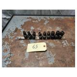 Matco 9Pc 3/8' Dr Metric Swivel Impact Socket Set