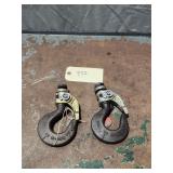 Qty 2 New Crosby 5 Ton Rollox Lifting Hook
