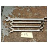 Qty 4 Assorted Cornwell Tools Combination Wrenches