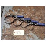 Qty 4 Assorted Blue Point Swivel Oil Filter Wrench