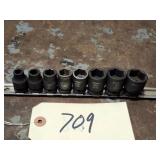 8pc Mac Expert 3/8' Drive SAE Impact Socket Set