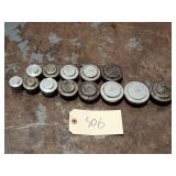 Lot of 13 Snap On Freeze Plug Installer Adapters