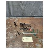 Qty 25 Assorted Snap On Tools Sockets & Wrench