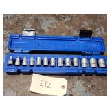 Cornwell 13pc 3/8' Drive Metric Chrome Socket Set
