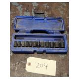 Cornwell 12pc 1/4' Drive Metric Impact Socket Set