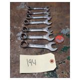 Craftsman 3/8'-3/4' Stubby Combination Wrench Set