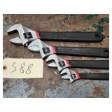 4pc Matco Tools 6' - 12' Adjustable Wrench Set