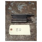 Qty 6 Assorted Matco Tools Pin Punches / Chisel