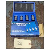 New Cornwell 4pc Metric Stud Remover Installer Set