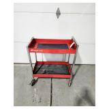 Snap On 30'x16' Red 2 Shelf Tool / Utility Cart