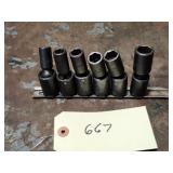 6pc Mac 3/8Dr Metric Deep Swivel Impact Socket Set