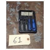 Cornwell Tools 2Pc Blue Handle Mini Pick Set