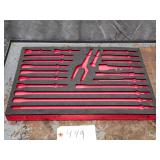 Snap On PHG1020BKFR Foam Air Hammer Bit Organizer