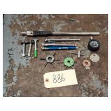 Lot of Assorted Tire Tools & Feeler Gauages
