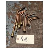 Qty 9 Assorted Torch Heating Tips