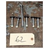 Qty 5 Tread Depth Gauges & Tire Pressure Gauge