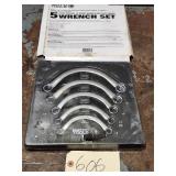 Matco SMHM5T Metric Double Box HalfMoon Wrench Set