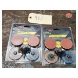 New Qty 2 3M 03050 Scotch-Brite Grinding Disc Kit