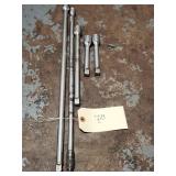 Qty 5 SK Tools 3/8' & 1/2' Drive Extensions