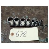 7pc Snap On Combo Drive E Torx Socket Set