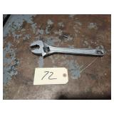 Doyle Tools 12' Crescent Wrench 1-1/2' Capacity