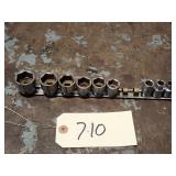9pc Mac Tools 3/8' Drive SAE Shallow Socket Set