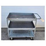 Steel 3 Shelf 36' x 24' Rolling Utility Cart