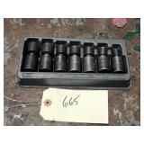 Snap On 207IPFM Metric Impact Swivel Socket Set