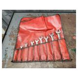 8pc Snap On SAE Open End Wrench Set 5/16' - 15/16'