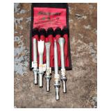 Snap On PHG1055BK 5 Piece Air Hammer Bit Set