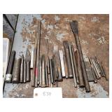 Qty 35 Various Brand Punches / Chisels / Drifts