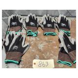 Qty 6 Pairs Condor 4141 Medium Nylon Coated Gloves