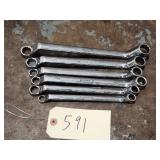 6pc Matco Metric Deep Offset Box End Wrench Set