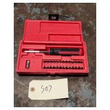 Mac Tools PMD8 1/4' Hex Drive Bit Screwdriver Set