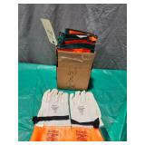 8 Kunz #1200 High-Voltage Leather Protector Gloves